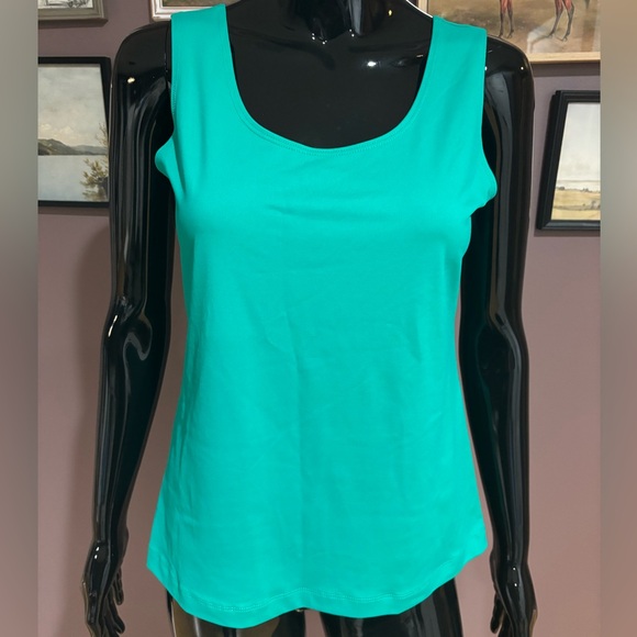 NWT Chico's Eyelet Linen Congo Jacket and matching Tank Top. - Picture 7 of 11